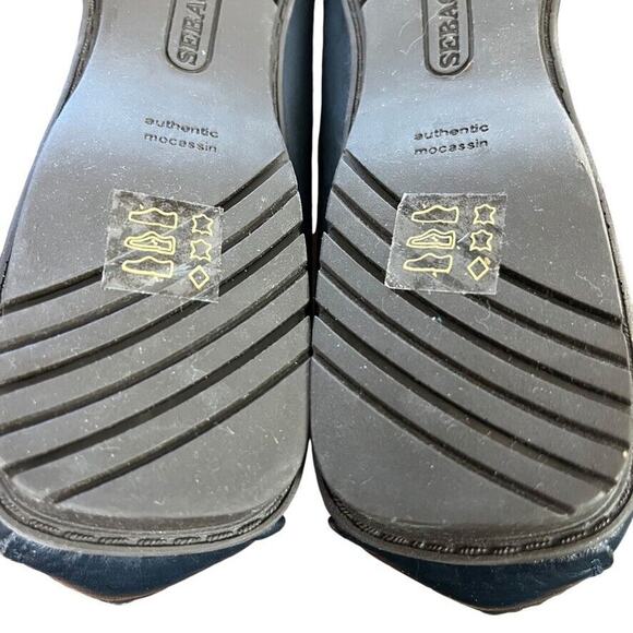 Sebago Meriden Kiltie Navy Leather Womens Driving Loafers Flats Slip On Shoes 10 - Picture 14 of 16